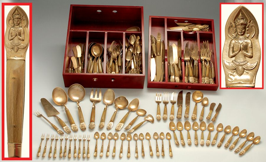 UNF1883 (Brass) 169 Piece Set by Unknown Mfg Silver-1
