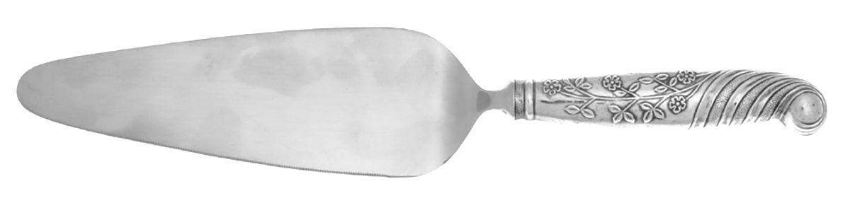 UNF752 (Sterling) Pie and Cake Server with Stainless Blade by Unknown Mfg Silver-1