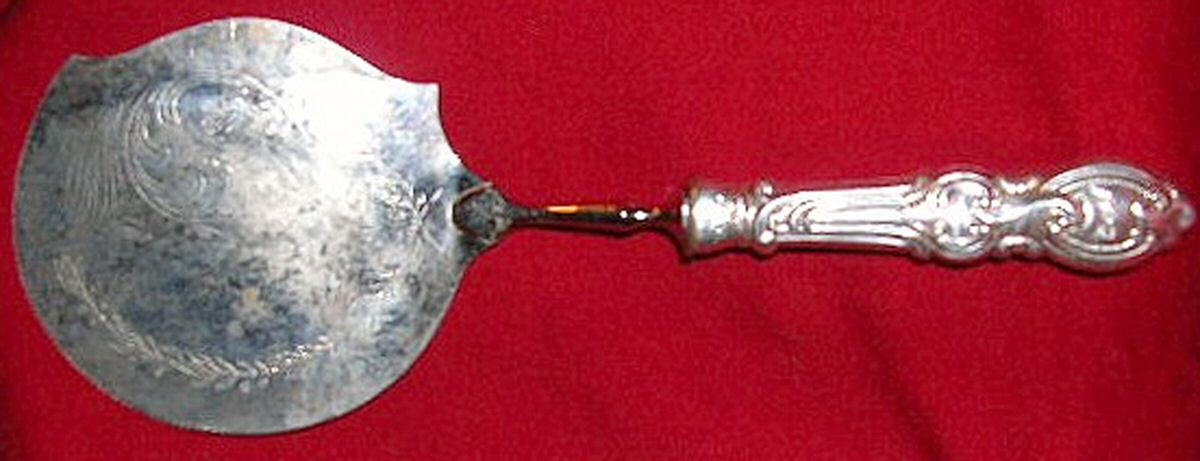 UNF1253 (Sterling) Tomato Server with Silverplate Blade by Unknown Mfg Silver-1
