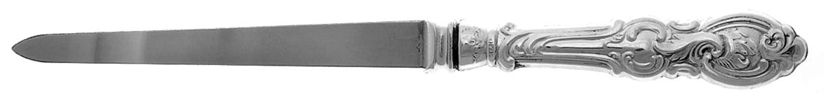 UNF1253 (Sterling) Letter Opener with Stainless Blade by Unknown Mfg Silver-1