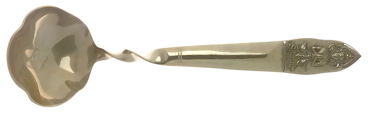 UNF754 (Brass) Solid Gravy Ladle by Unknown Mfg Silver-1