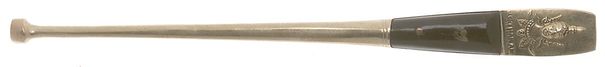 UNF1255 (Brass) Drink Muddler Spoon by Unknown Mfg Silver-1