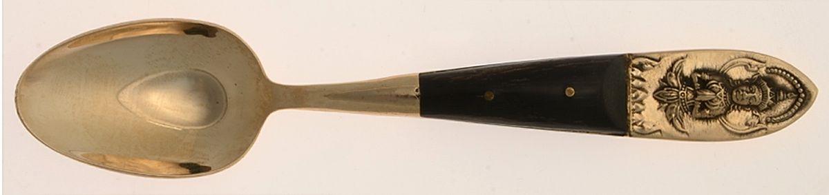 UNF1258 (Brass) Teaspoon by Unknown Mfg Silver-1