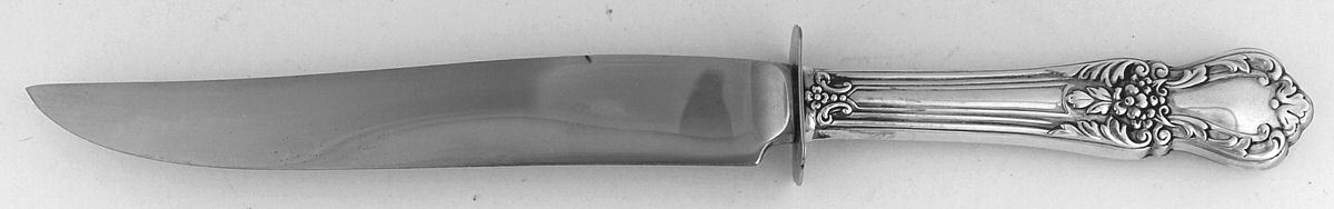 UNF1259 (Sterling) Knife-Carving/Sm-Stn Bld/Steak by Unknown Mfg Silver-1
