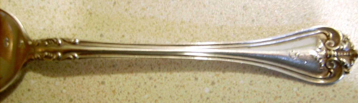 UNF1262 (Sterling) Dessert/Oval Soup Spoon by Unknown Mfg Silver-1