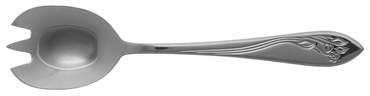 UNF1893 (Stainless) Solid Serving Fork by Unknown Mfg Silver-1