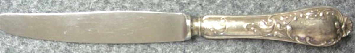 Unf1894 (Silverplate) Modern Hollow Knife by Unknown Mfg Silver-1