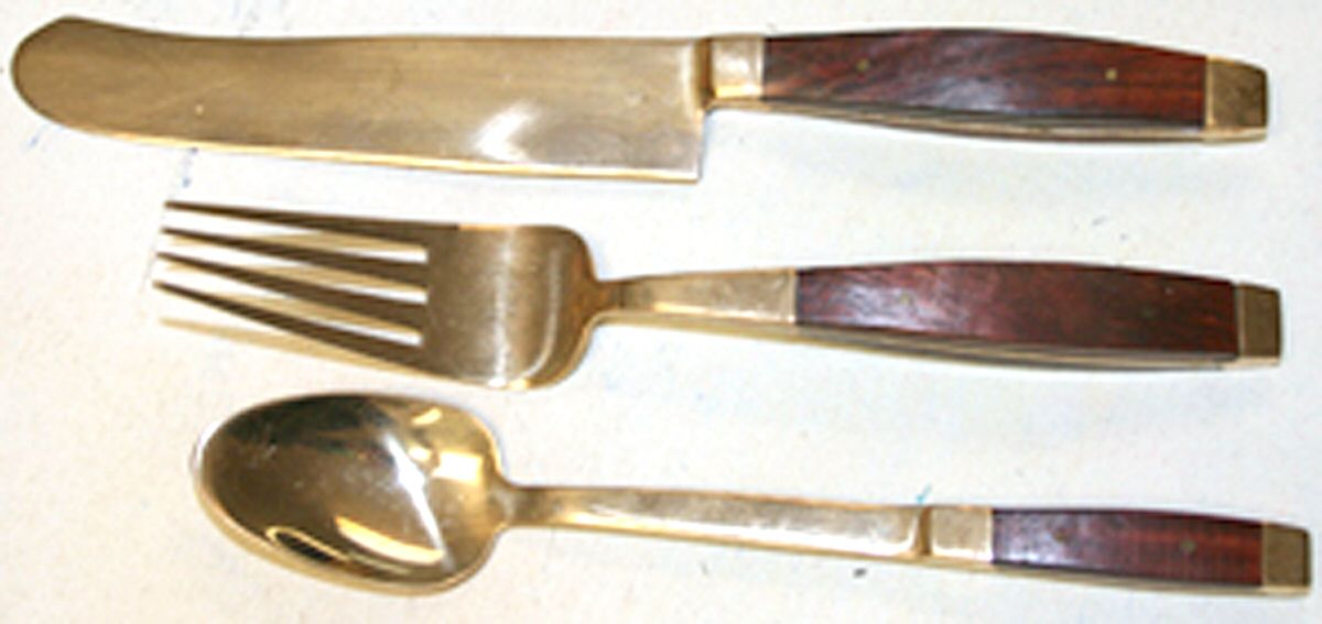 UNF758 (Brass) Fork by Unknown Mfg Silver-1