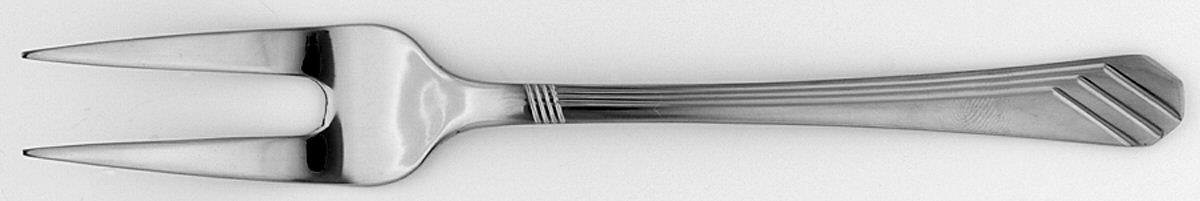 UNF759 (Stainless) Small 2-Tine Cold Meat Serving Fork by Unknown Mfg Silver-1