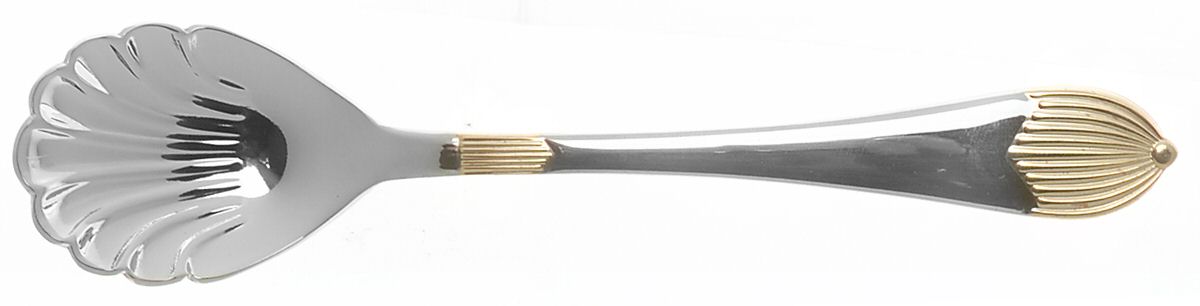 UNF1271 (Stainless) Sugar Shell Spoon by Unknown Mfg Silver-1