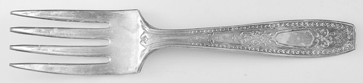UNF1897 (Silverplate) Baby Fork by Unknown Mfg Silver-1