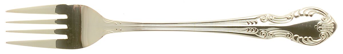 UNF1272 (Gold Electroplate) Individual Salad Fork by Unknown Mfg Silver-1