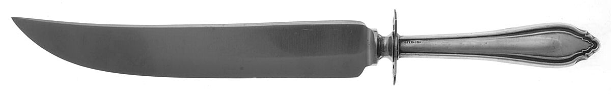 UNF1145 (Sterling) Small Steak Carving Knife with Stainless Blade by Unknown Mfg Silver-1
