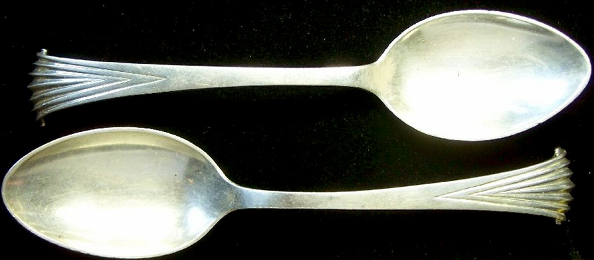 UNF1904 (Sterling) Place/Oval Soup Spoon by Unknown Mfg Silver-1