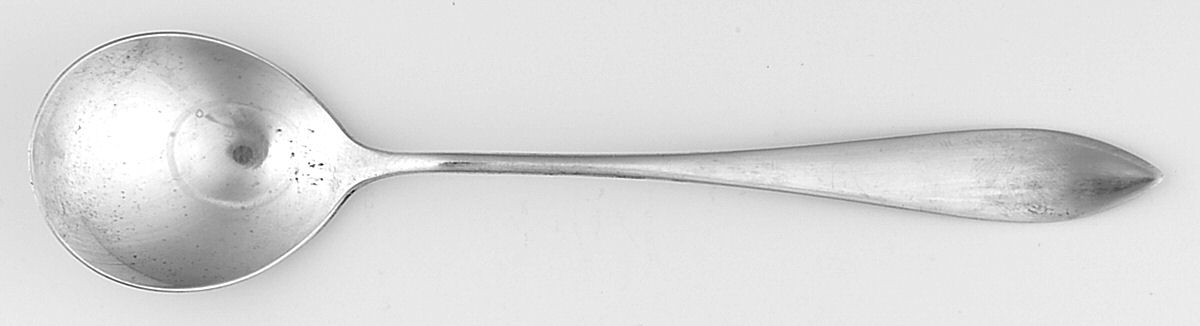 UNF1279 (Sterling) Large Chocolate Spoon by Unknown Mfg Silver-1