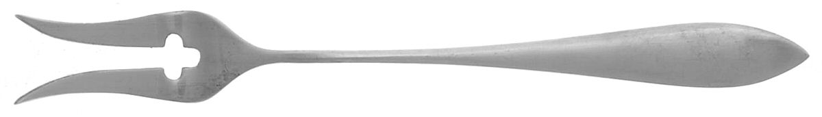 UNF1279 (Sterling) Short Handle Pickle/Olive Fork by Unknown Mfg Silver-1