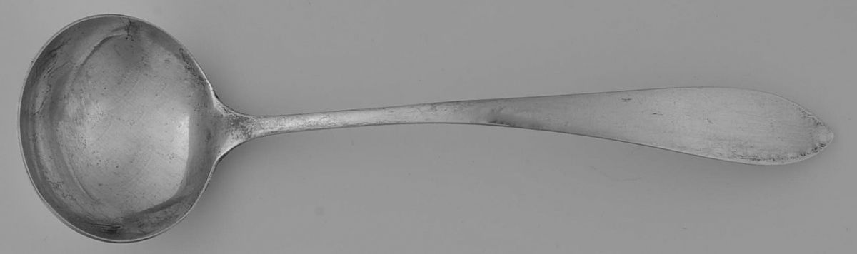 UNF1279 (Sterling) Solid Piece Cream Ladle by Unknown Mfg Silver-1