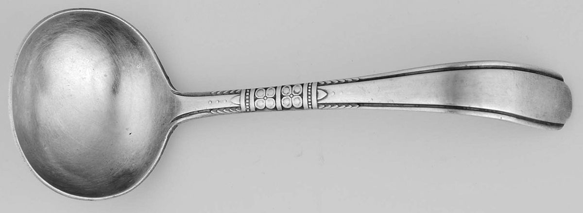 UNF1280 (Sterling) Ladle-Cream/Solid Piece-Small by Unknown Mfg Silver-1