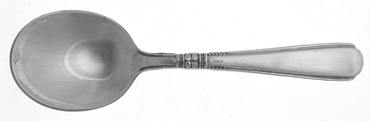 UNF1280 (Sterling) Straight Handle Baby Spoon by Unknown Mfg Silver-1