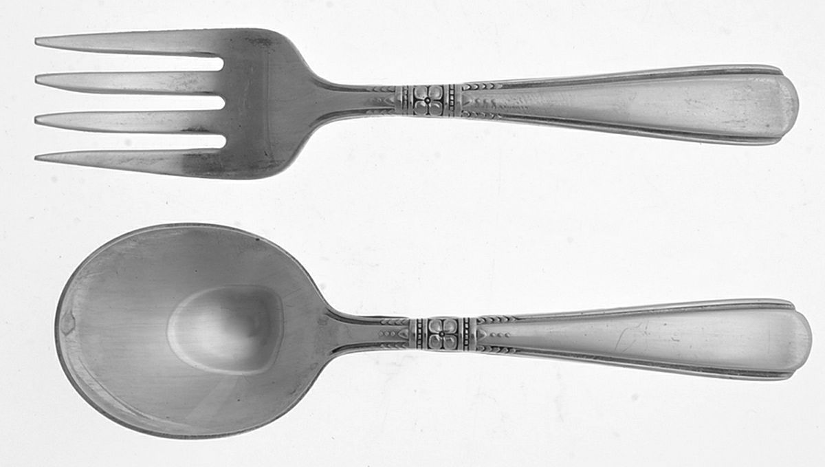 UNF1280 (Sterling) 2 Pc Baby Set (BF, BS) by Unknown Mfg Silver-1