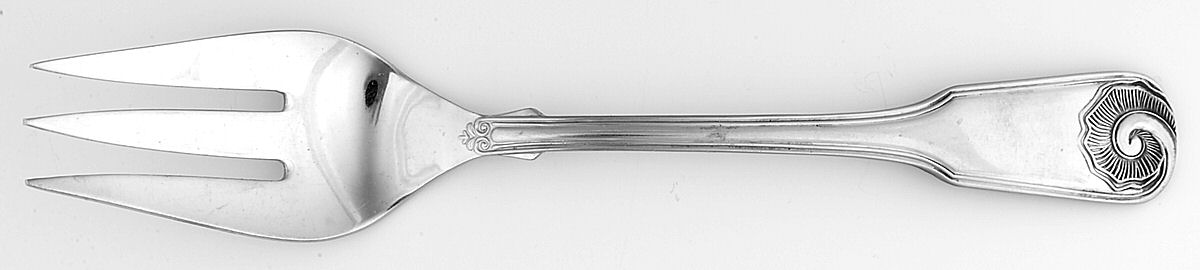 UNF1910 (Stainless) Medium Solid Cold Meat Serving Fork by Unknown Mfg Silver-1