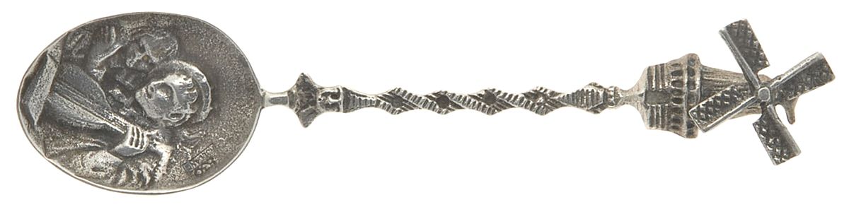 Netherlands Sterling Flatware Souvenir Spoon by Unknown Mfg Silver-1