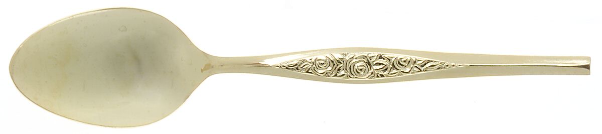 UNF1300 (Gold Electroplate) Place/Oval Soup Spoon by Unknown Mfg Silver-1