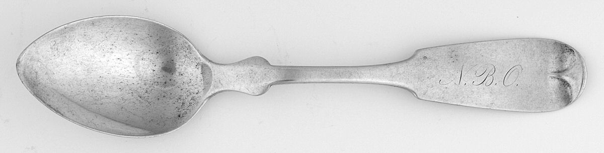 Coin Silver Flatware Teaspoon by Unknown Mfg Silver-1