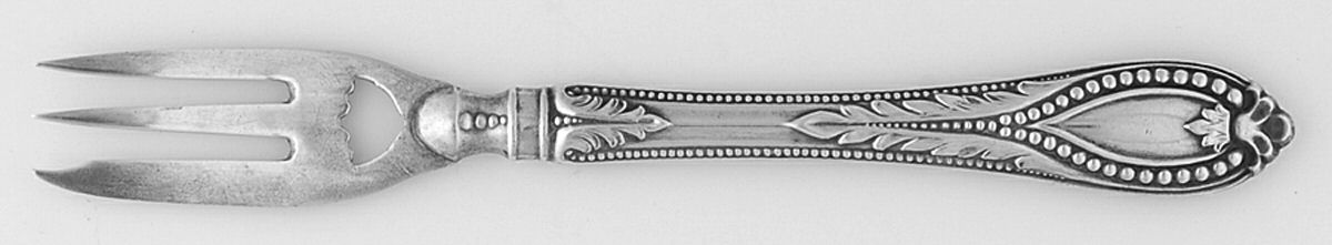 Coin Silver Flatware Pastry Fork by Unknown Mfg Silver-1