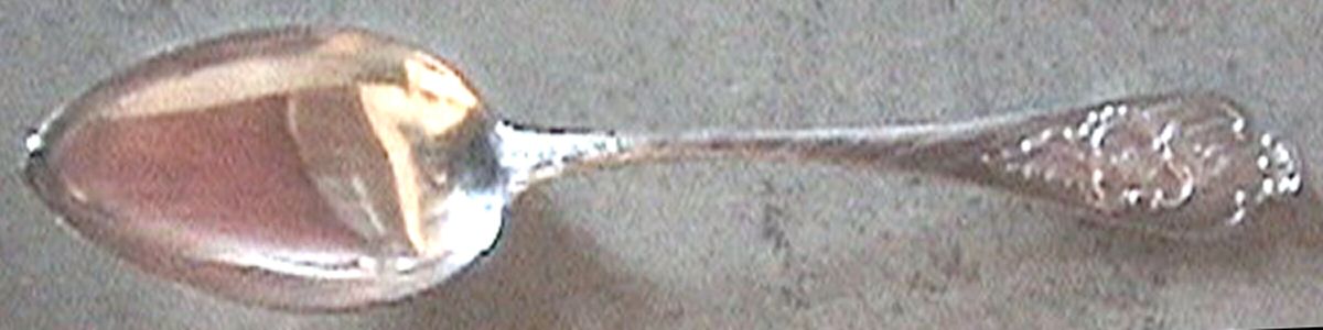 UNF1302 (Sterling) Dessert/Oval Soup Spoon by Unknown Mfg Silver-1