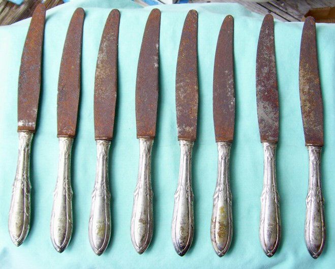 800-111 (Sterling) Modern Hollow Knife by Unknown Mfg Silver-1
