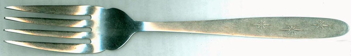 UNF1305 (Stainless) Individual Salad Fork by Unknown Mfg Silver-1