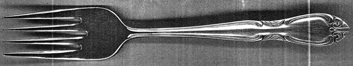 UNF1917(Stainless) Individual Salad Fork by Unknown Mfg Silver-1