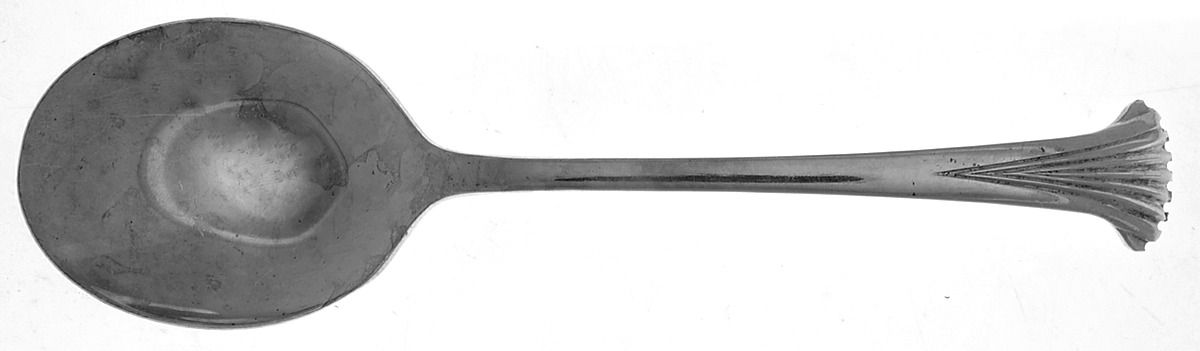 UNF683-1 (Silverplate) Round Bowl Soup Spoon (Gumbo) by Unknown Mfg Silver-1