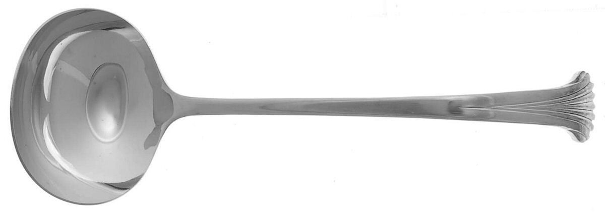 UNF683-1 (Silverplate) Solid Gravy Ladle by Unknown Mfg Silver-1