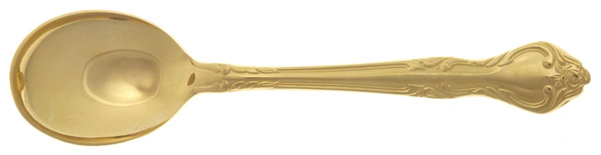UNF1927 (Gold Electroplate) Sugar Spoon by Unknown Mfg Silver-1