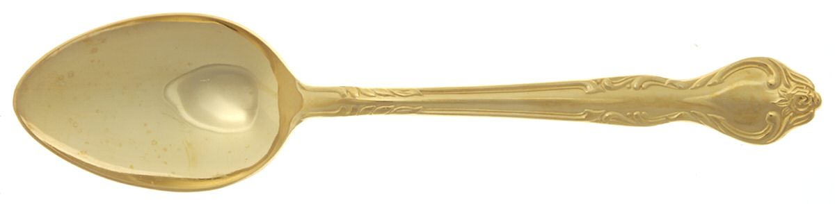 UNF1927 (Gold Electroplate) Place/Oval Soup Spoon by Unknown Mfg Silver-1