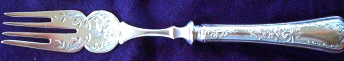 800-113 (Sterling) Individual Hollow Fish Fork, Stainless Tines by Unknown Mfg Silver-1