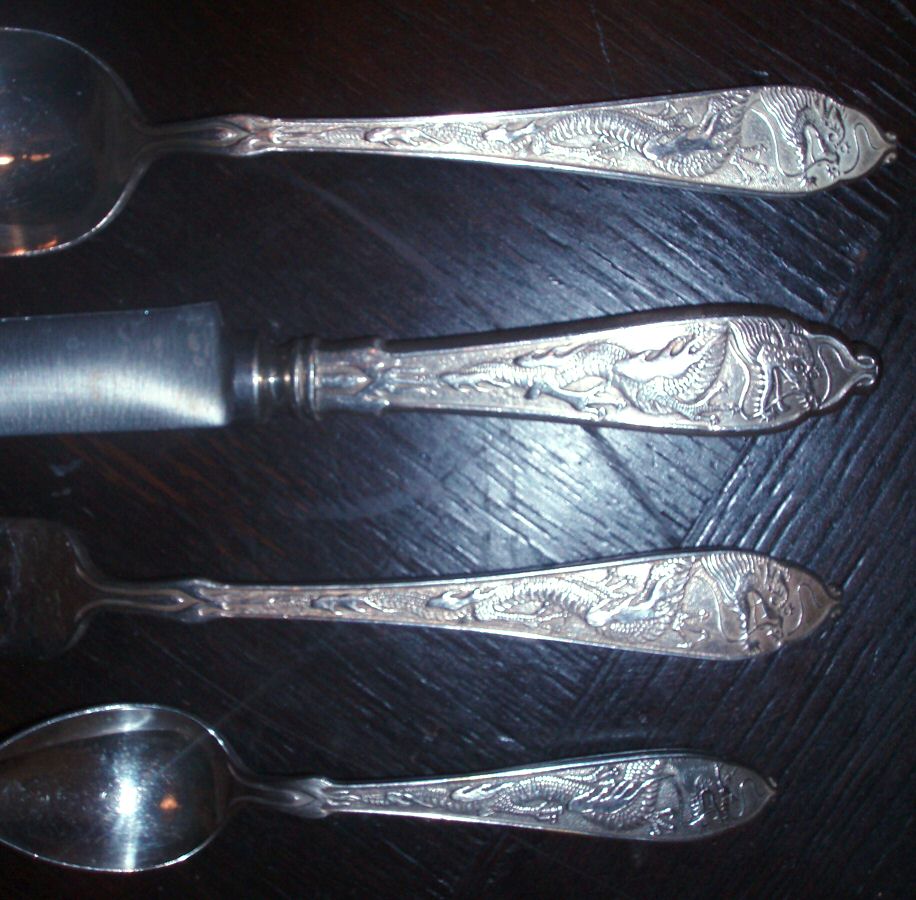 Dk1 (Silverplate) Teaspoon by Unknown Mfg Silver-1