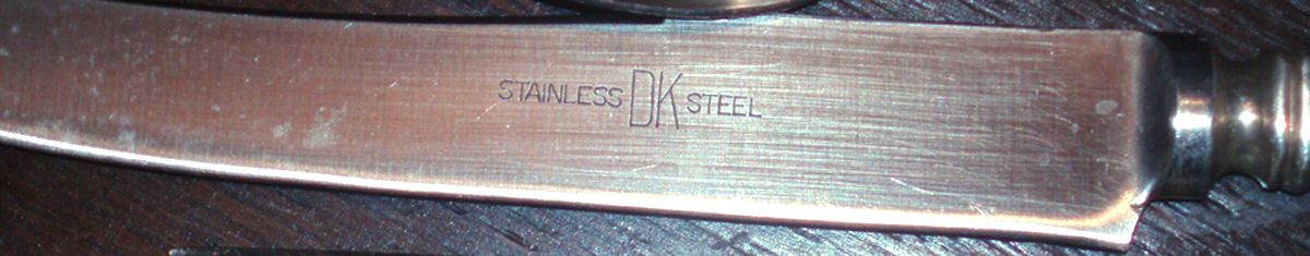Dk1 (Silverplate) New French Hollow Knife by Unknown Mfg Silver-1
