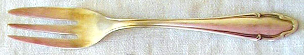 UNF1935 (Silverplate) Individual Salad Fork by Unknown Mfg Silver-1