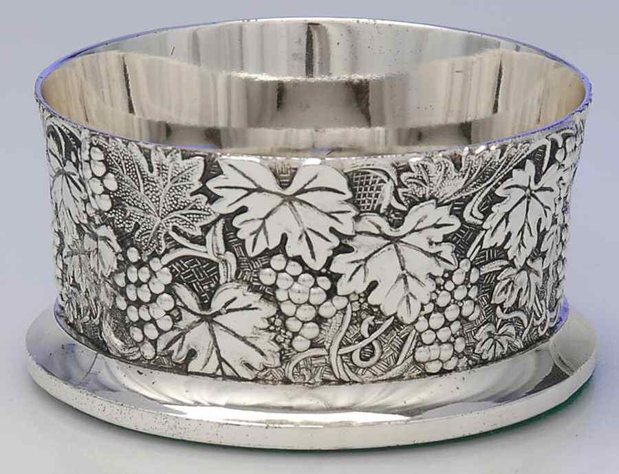 Japan Silverplate Hollowware Wine Bottle Coaster by Unknown Manufacturer-1