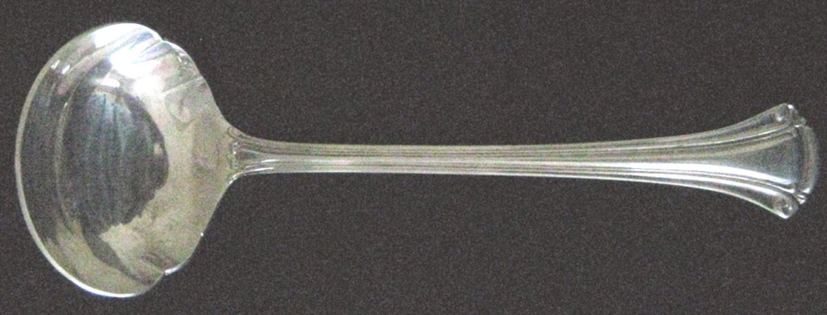 UNF1938 (Silverplate) Solid Gravy Ladle by Unknown Mfg Silver-1