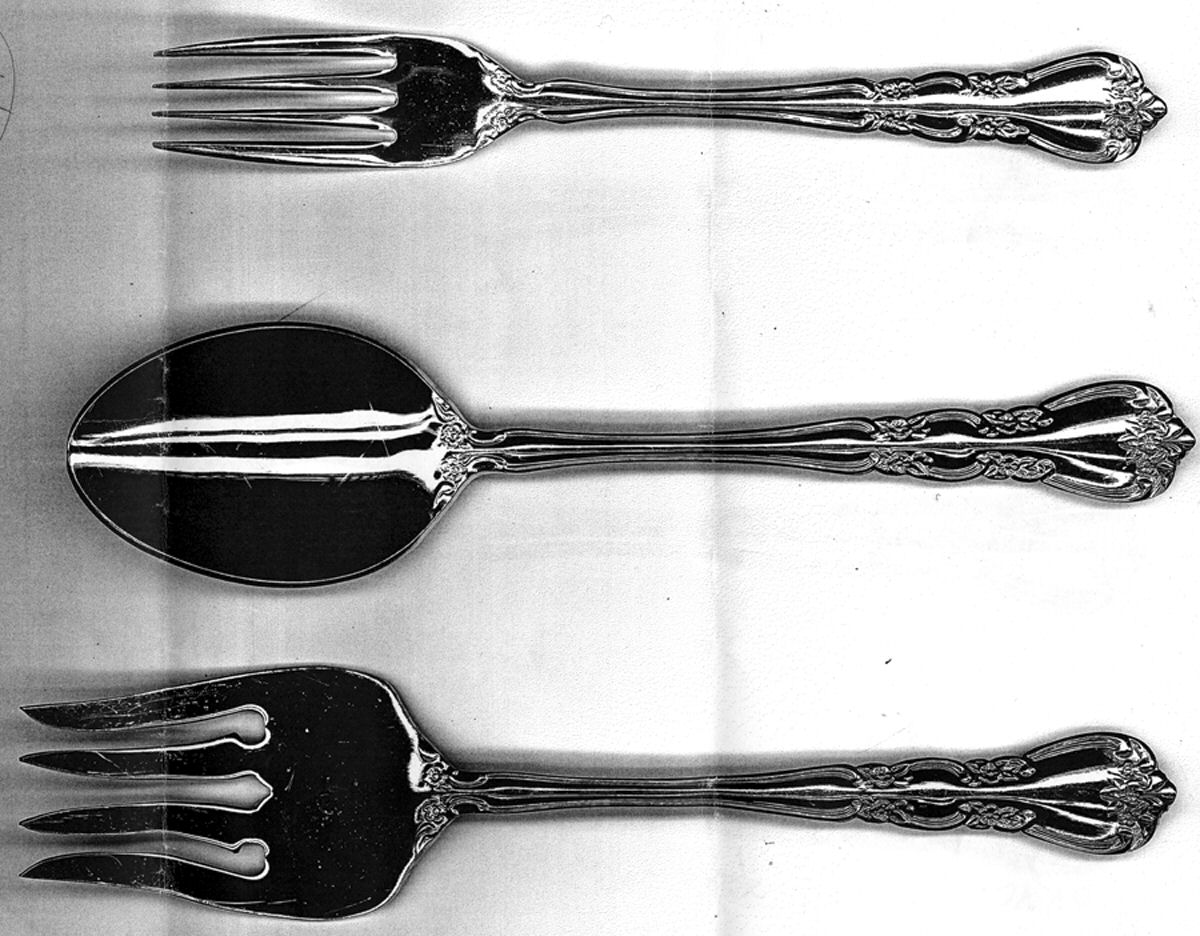 Spring Heather (Silverplate) Fork by Unknown Mfg Silver-1
