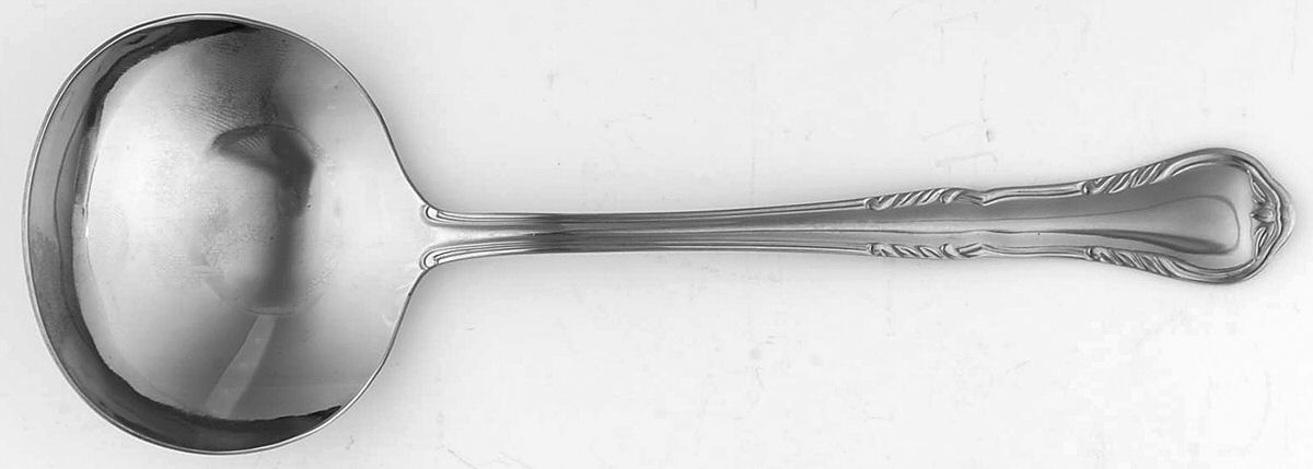 UNF1948 (Stainless) Solid Gravy Ladle by Unknown Mfg Silver-1