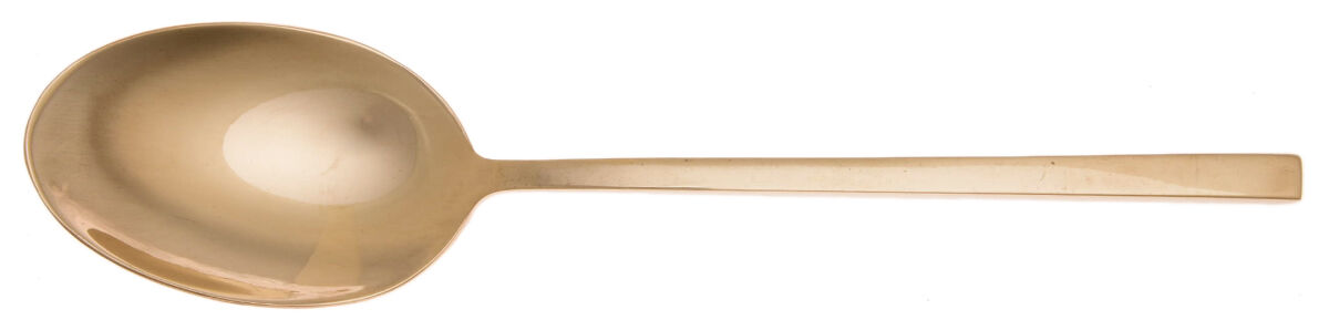 UNF1950 (Brass) Place/Oval Soup Spoon by Unknown Mfg Silver-1