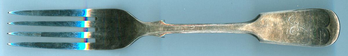 UNF1325 (Silverplate) Fork by Unknown Mfg Silver-1
