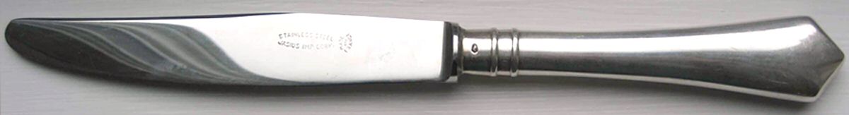 800-120 (Sterling) Modern Hollow Knife by Unknown Mfg Silver-1