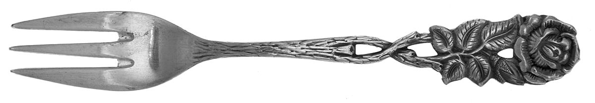 UNF1326 (Silverplate) Dessert Fork by Unknown Mfg Silver-1
