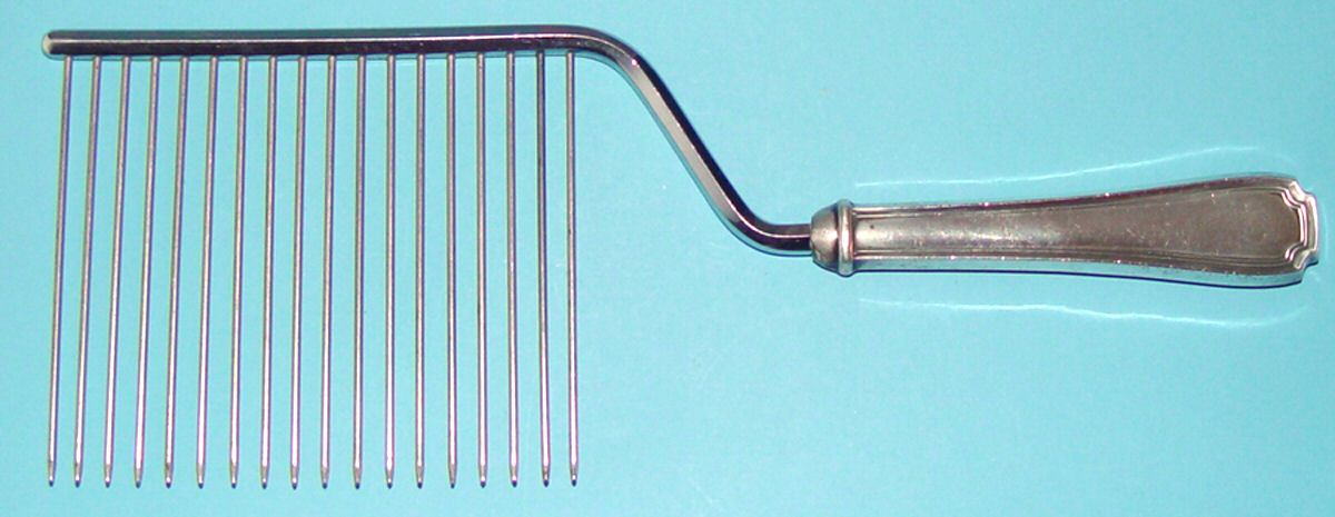 UNF1955 (Sterling) Cake Breaker with Silverplate Prongs by Unknown Mfg Silver-1